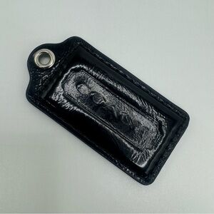 Coach Patent Leather Hanging Tag Charm